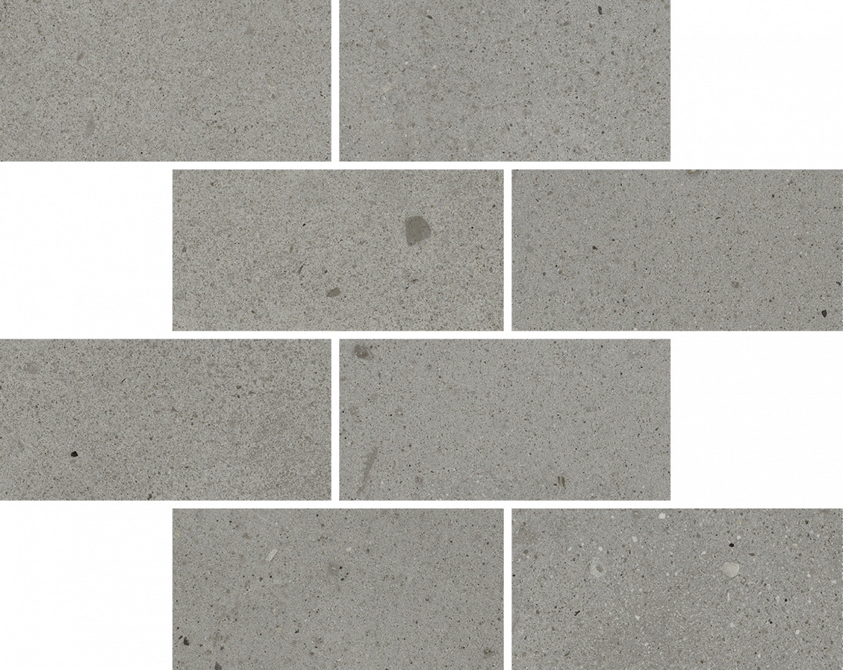 Мозаика Italon Авангард Айрон Минибрик 610110001214 серый 23.7x29.5