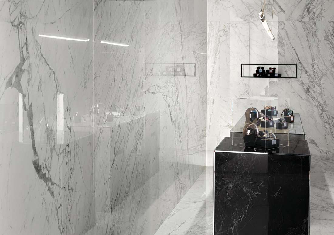 Керамогранит Marvel Grey Fleury Lapp. A7F8 75x150