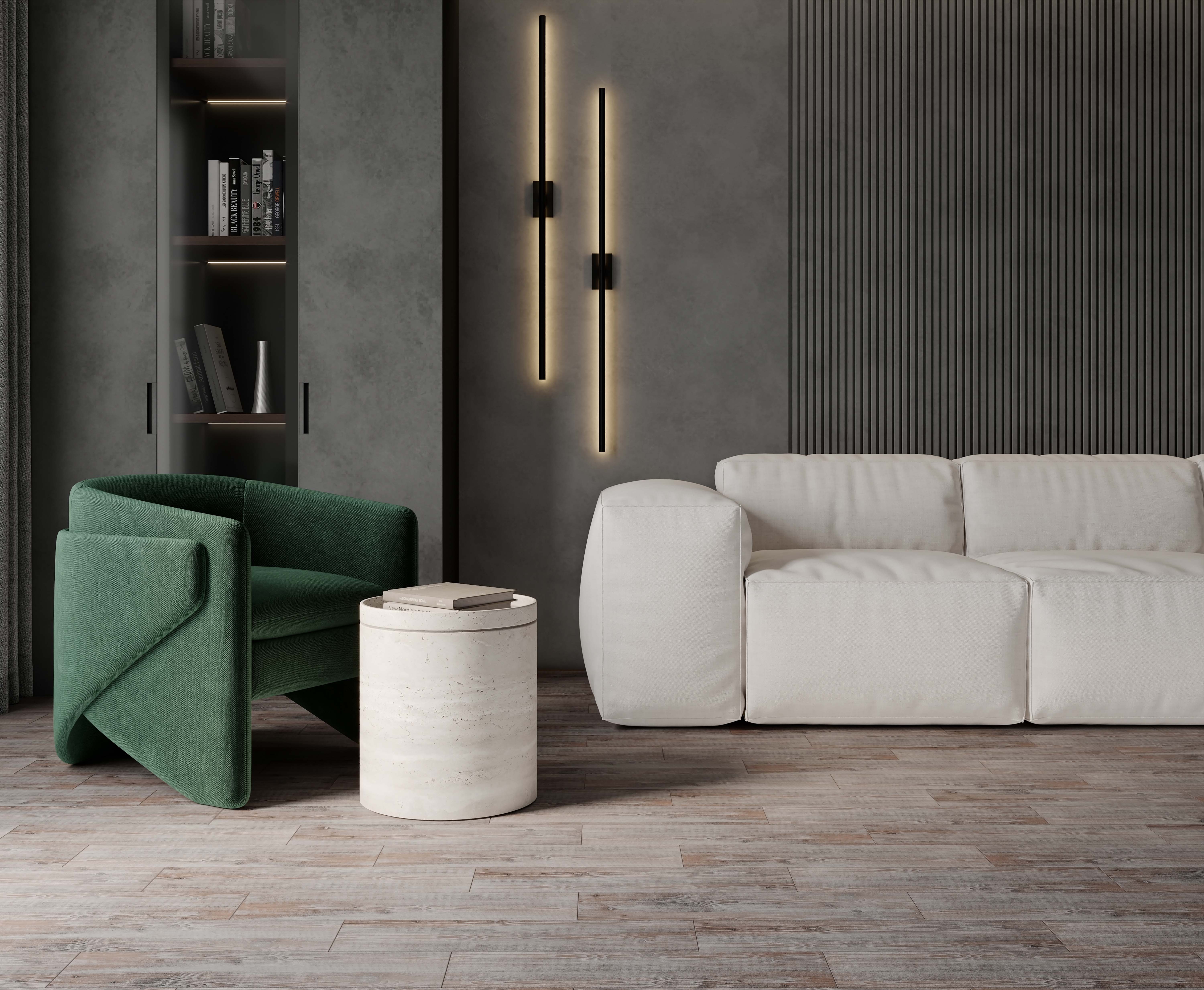 Керамогранит (L21) Laparet Lucie темно-бежевый 14.7x59.4 матовый