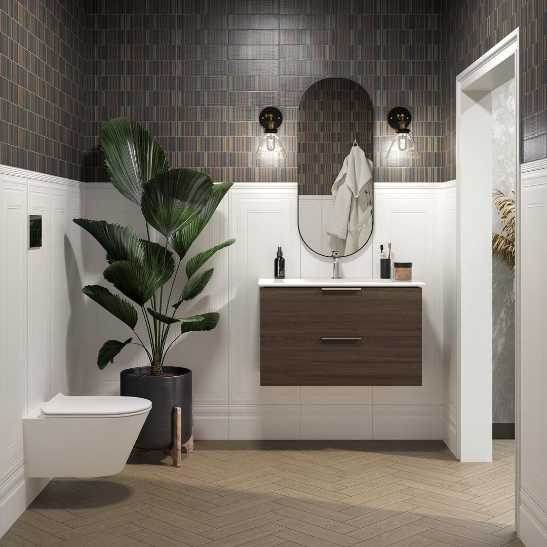 Керамогранит Kerama Marazzi SG402400N Листоне коричневый светлый 9,9x40,2