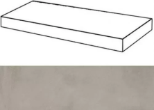 Ступень угловая правая Italon Millennium Iron 33x80