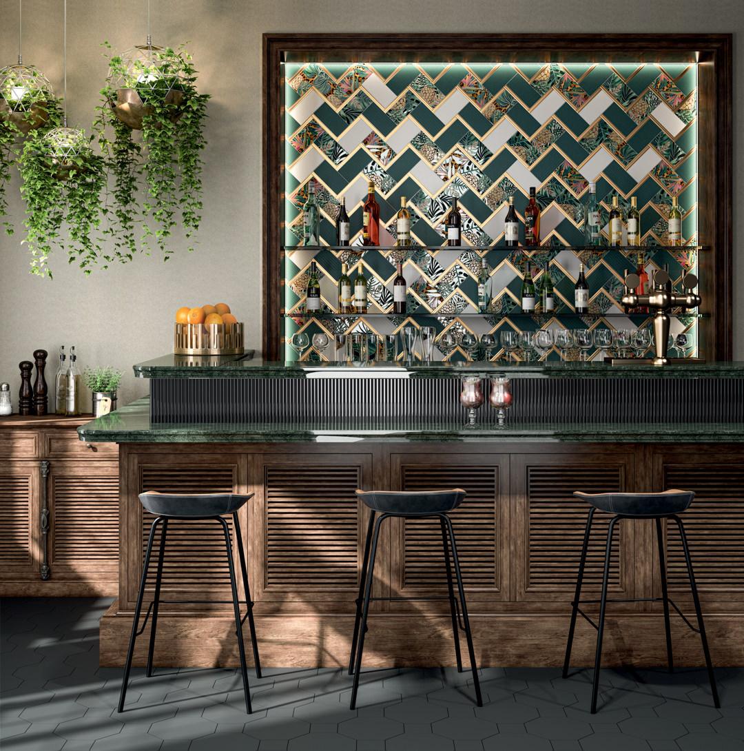 Декор Kerama Marazzi Пальмейра 1 9.9x20 HGD\A492\19056