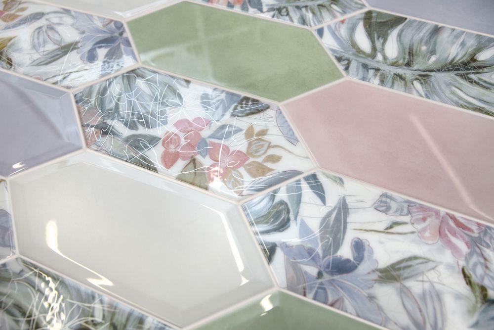 Вставка Kerama Marazzi Фурнаш грань белый глянцевый 9.8x9.8 TOC002