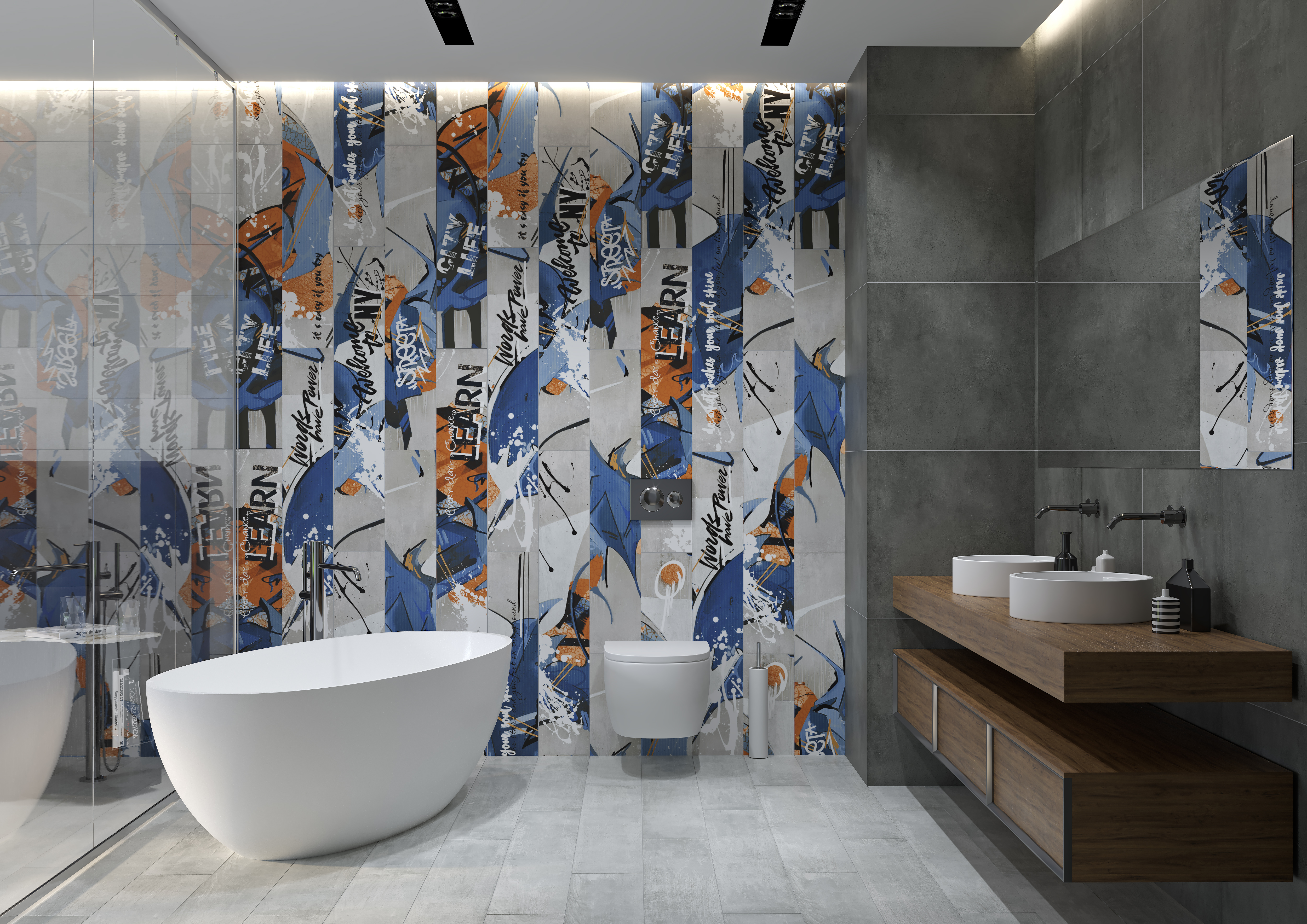 Керамогранит Grasaro Staten Beige Grey 20x120 G-570/MR/200x1200x11