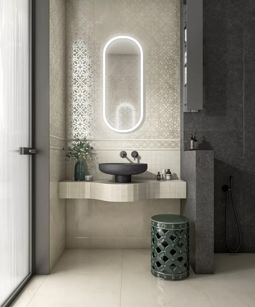 Бордюр Kerama Marazzi KMB3STA015BR Махкама бежевый светлый глянцевый обрезной 7.2x60