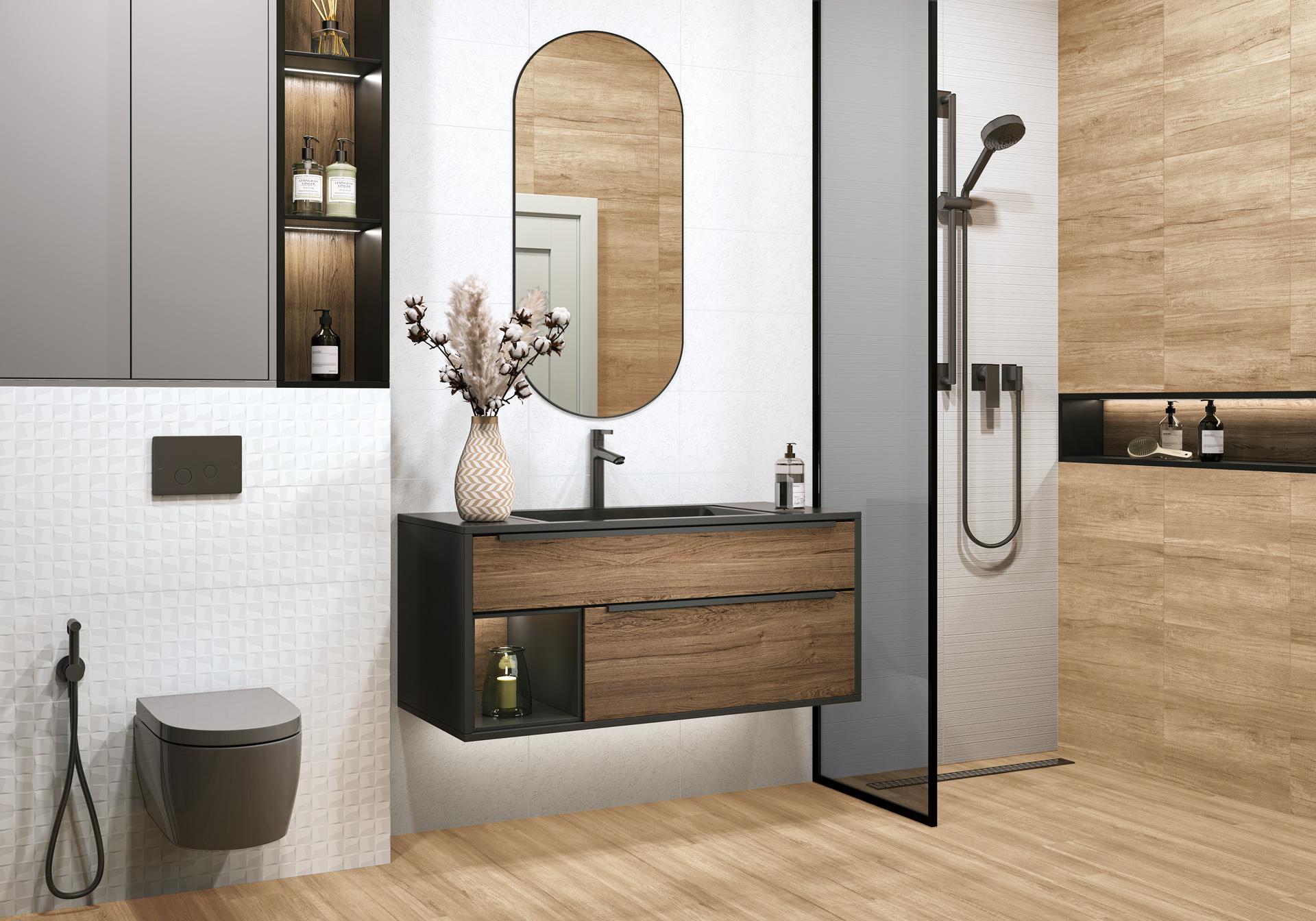 Керамическая плитка Alma Ceramica Милони TWU2550MLN04 бежевый 24.9x50