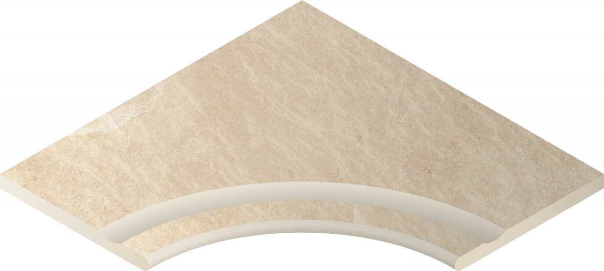 Бортик с выемкой закругленный Italon Materia X2 Magnesio 60x60