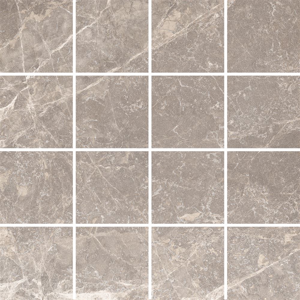 Мозаика Vitra Marmostone Темный Греж R9 30x30 лаппатированный