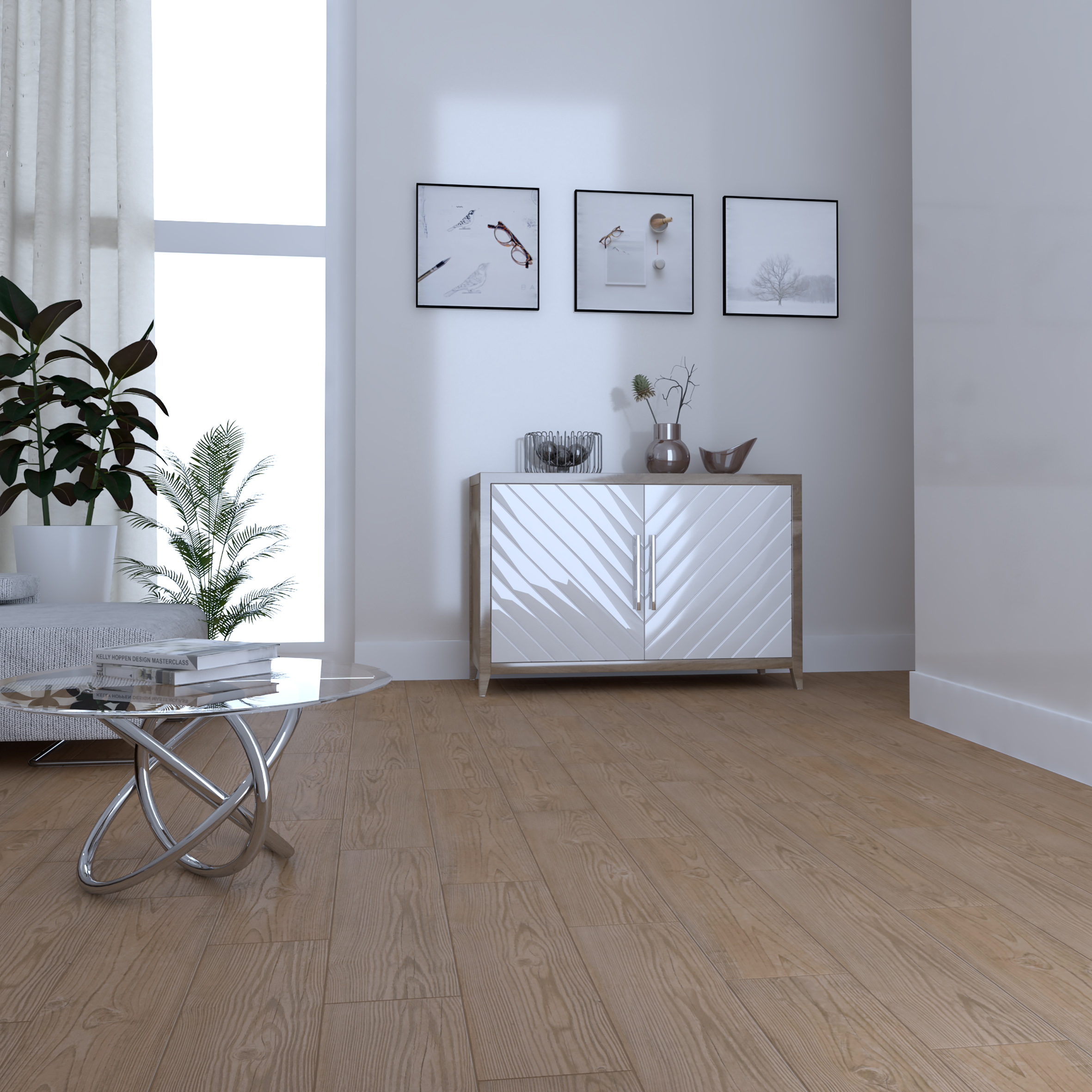 Керамогранит (SG707790R) Laparet Faggio коричневый 20x80 матовый