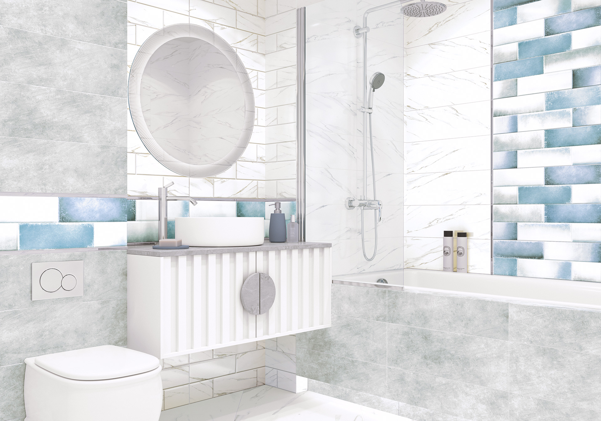 Керамическая плитка Alma Ceramica Нью Йорк TWA11NYK010 белый 20x60