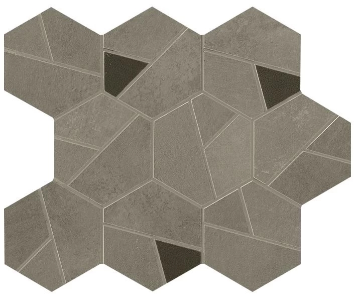 Мозаика Atlas Concorde Boost Pro Taupe Mosaico Hex Coffee 25x28.5 A0QP