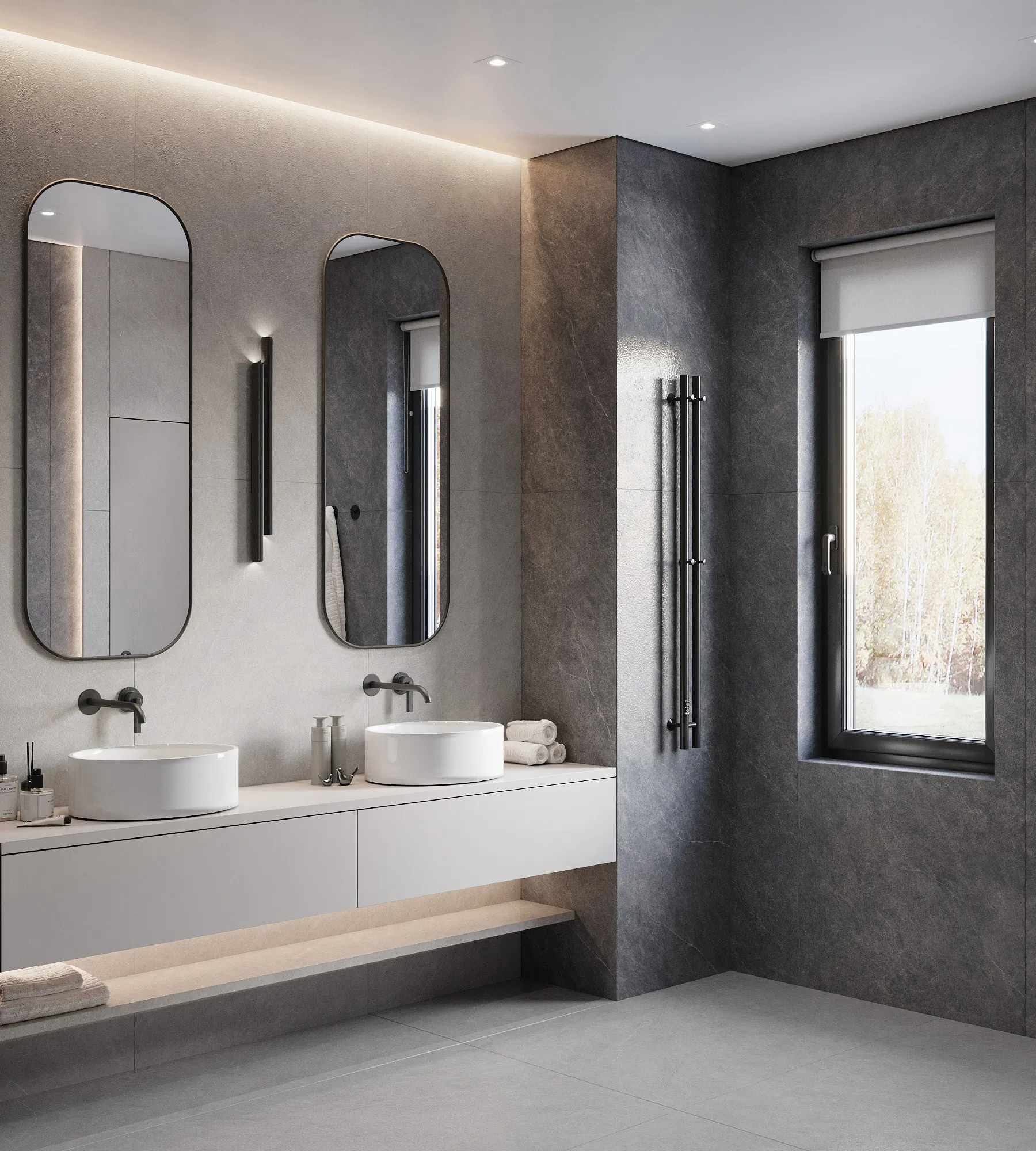 Керамогранит Креанза CZ-SL03-B Listello Nero Solido 80x160 черный