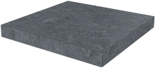 Ступень Kerama Marazzi DL501300R\GCA угловая клееная Роверелла серый темный 33x33