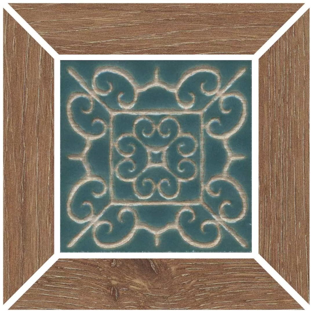 Вставка Kerama Marazzi ID155 Тровазо наборный карамельный матовый 13x13