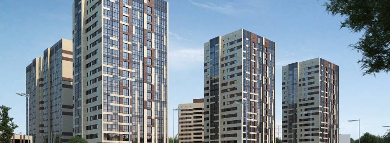 ЖК Ривьера г. Пенза ул. Мира 67. керамогранит МС622 полировка на фасад верх фото 2