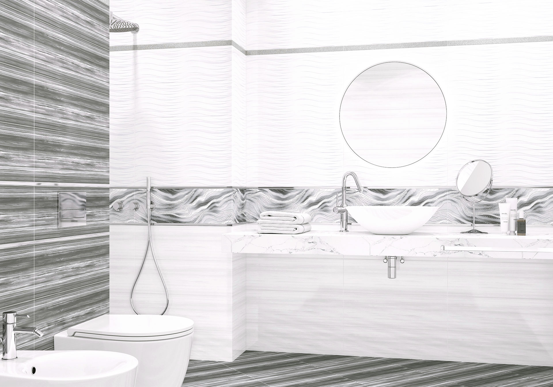 Керамическая плитка Alma Ceramica Тори TWA11TOR606 синий 20x60