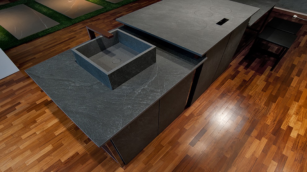 Керамогранит Laminam IN-SIDE Pietra di Cardoso Nero Nat 120x300x5,5 LAMF009447_IT