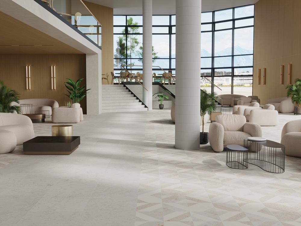 Мозаика Керама Марацци DD205220\MM Про Лаймстоун серый матовый мозаичный 30х30