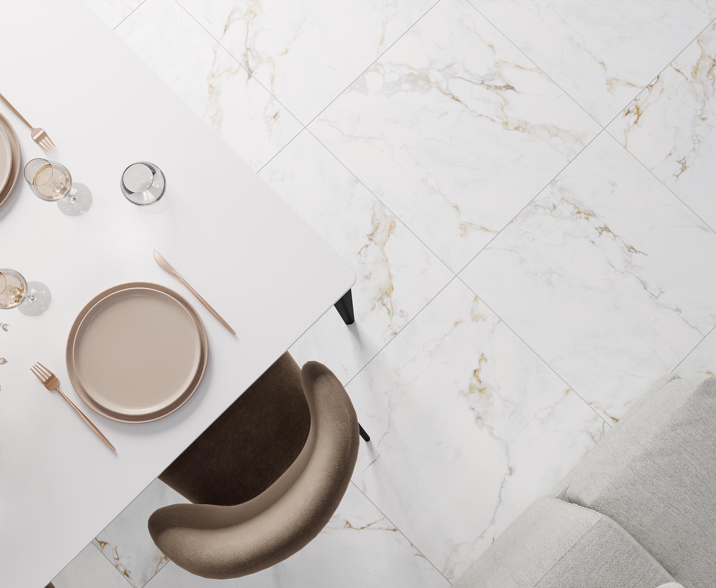 Керамогранит Laparet Statuario Martin 60x60 матовый