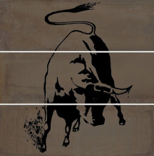 Декор Kerama Marazzi VB\A21\3x\13062R Панно Раваль Бык 90x90