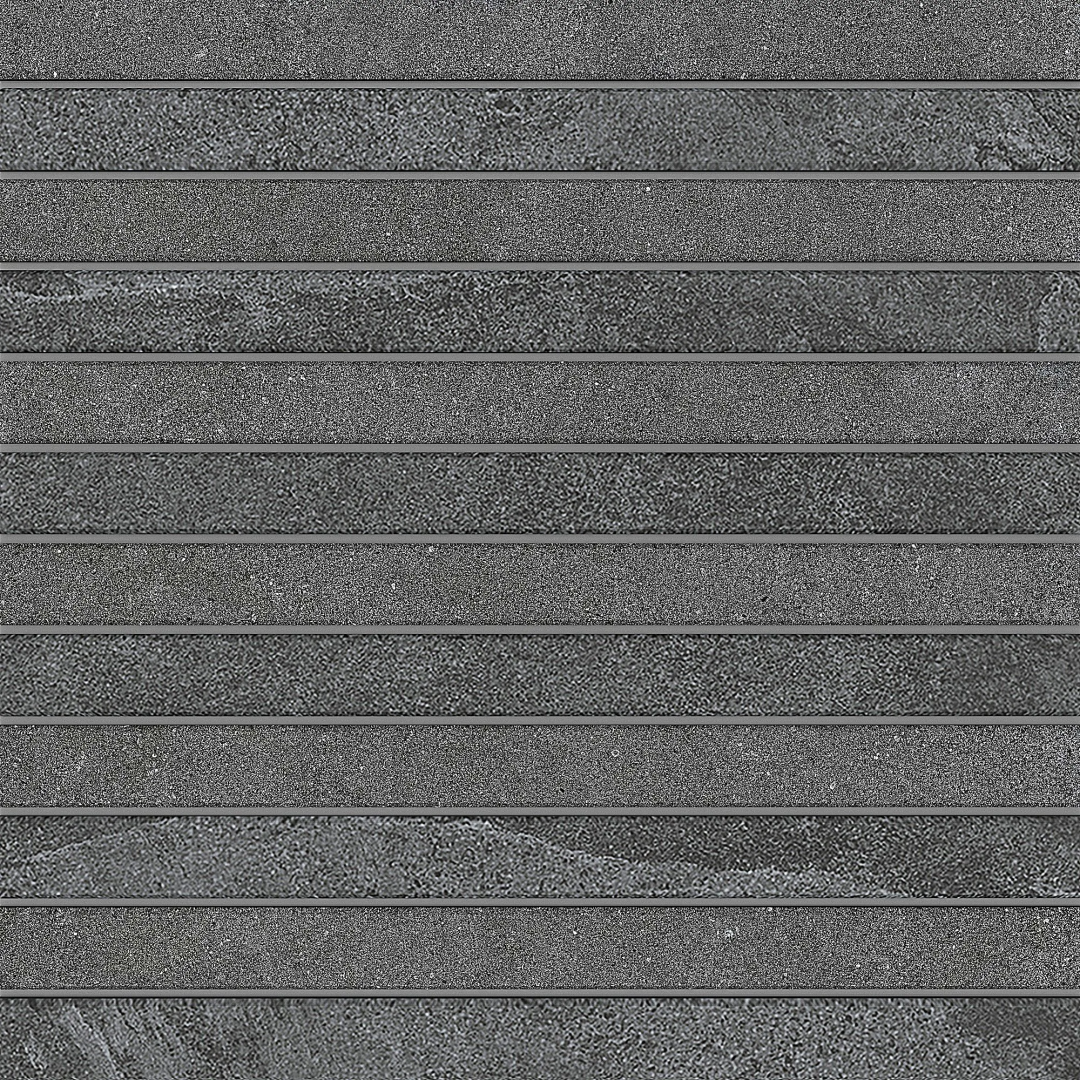 Мозаика Estima LN03/TE03 Luna Fascia Anthracite 30x30 серый