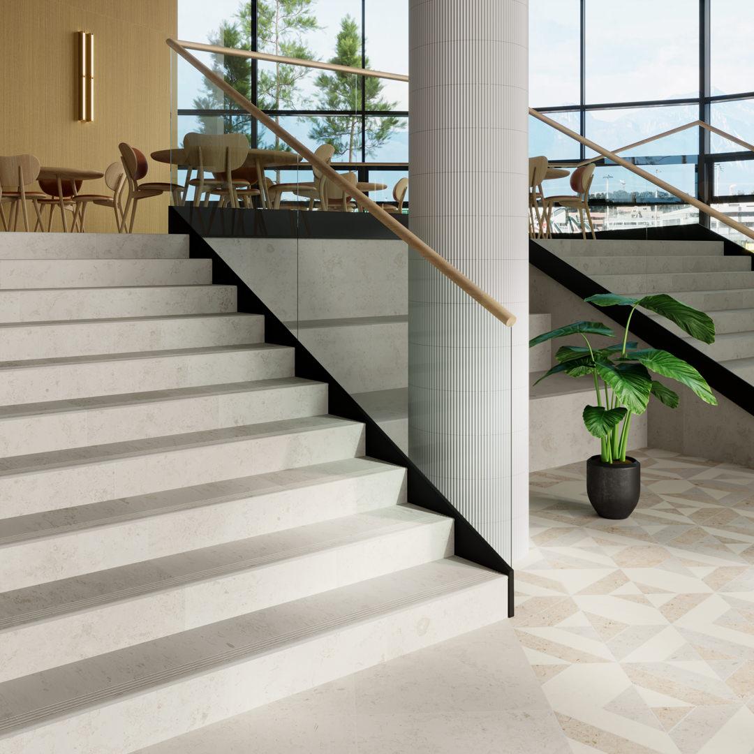 Мозаика Керама Марацци DD205220\MM Про Лаймстоун серый матовый мозаичный 30х30