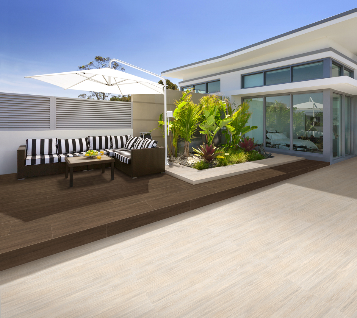 Керамогранит Идальго Wood Classic Beige LMR 19.5x120 бежевый