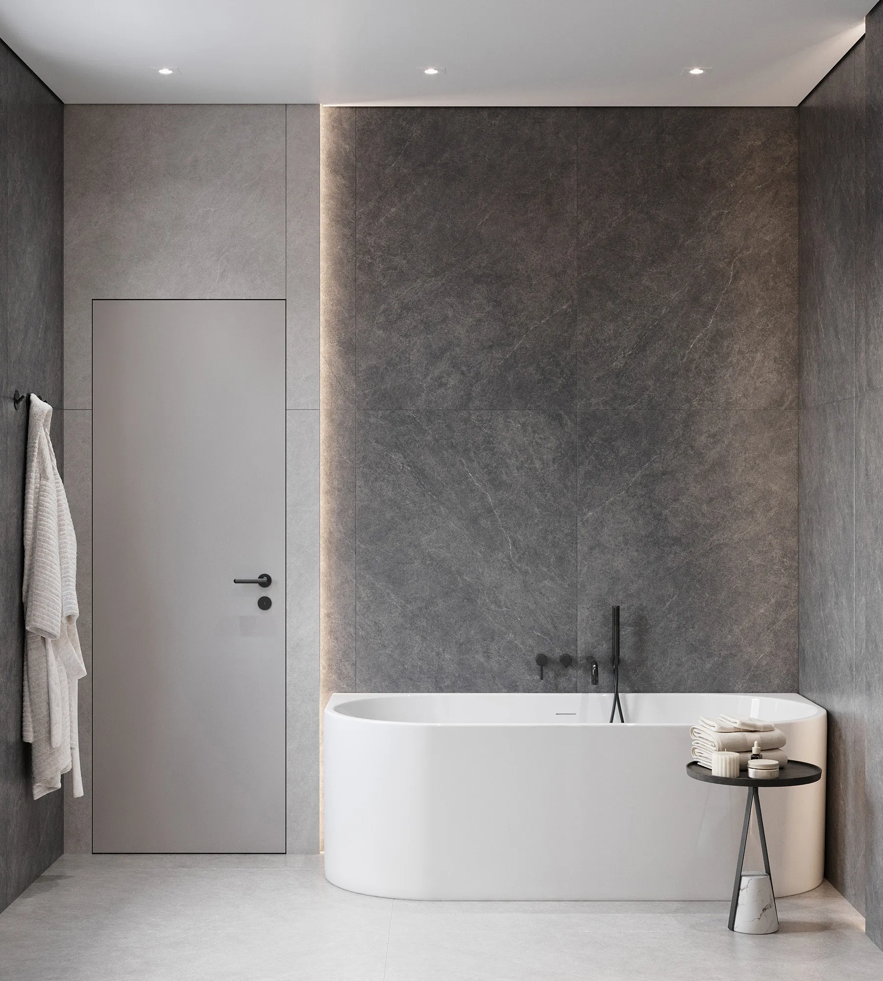 Керамогранит Креанза CZ-SL03-B Listello Nero Solido 80x160 черный