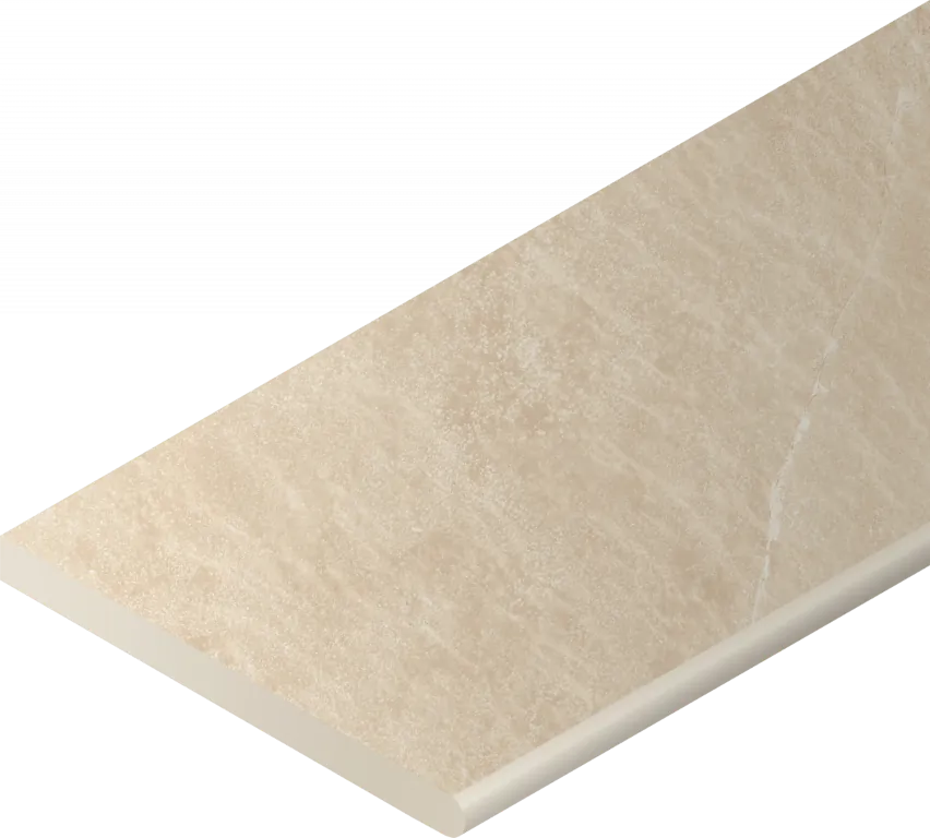 Бортик Italon Материя X2 Магнезио закругленный правый 620090001205 бежевый 30x120