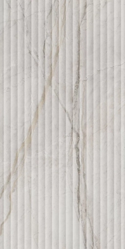 Керамическая плитка Kerama Marazzi KM6012B0110R Ифран серый светлый глянцевый структура обрезной 60x119.5