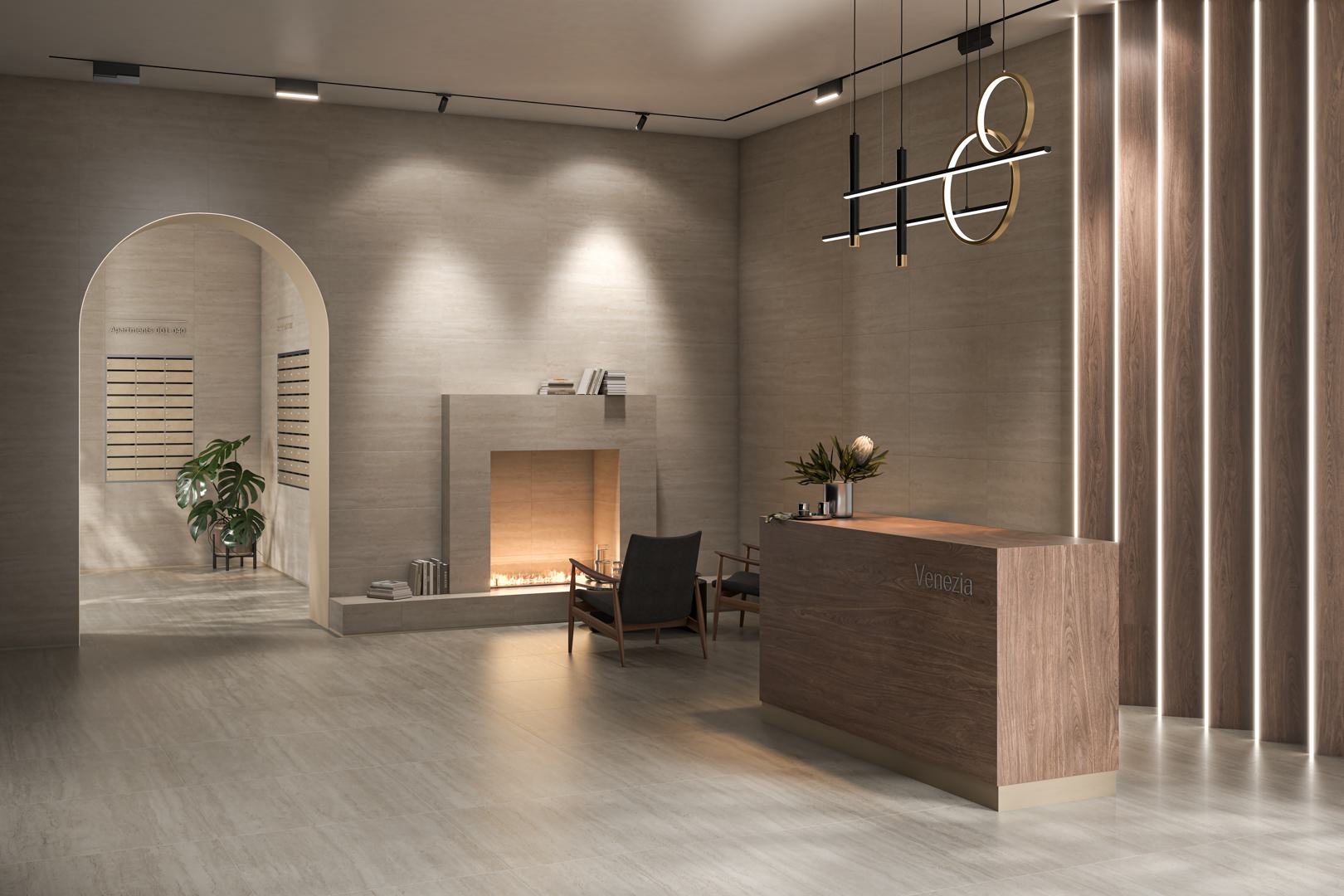 Ступень Керама Марацци Venezia клееная Сан-Марко серый светлый матовый 33х80