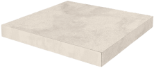 Ступень Kerama Marazzi DL500600R\GCA угловая клееная Роверелла беж светлый 33x33
