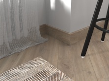 Плинтус ПВХ FineFloor Wood FF-1560 Дуб Вестерос