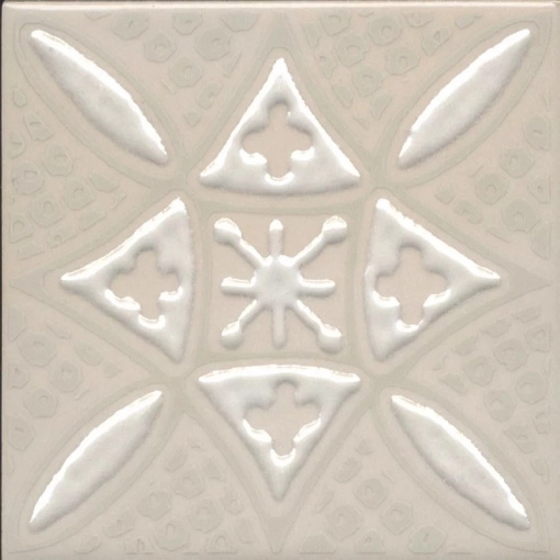 Декор Kerama Marazzi KMD3STA017GN Бахия 2 бежевый светлый глянцевый 9.8x9.8