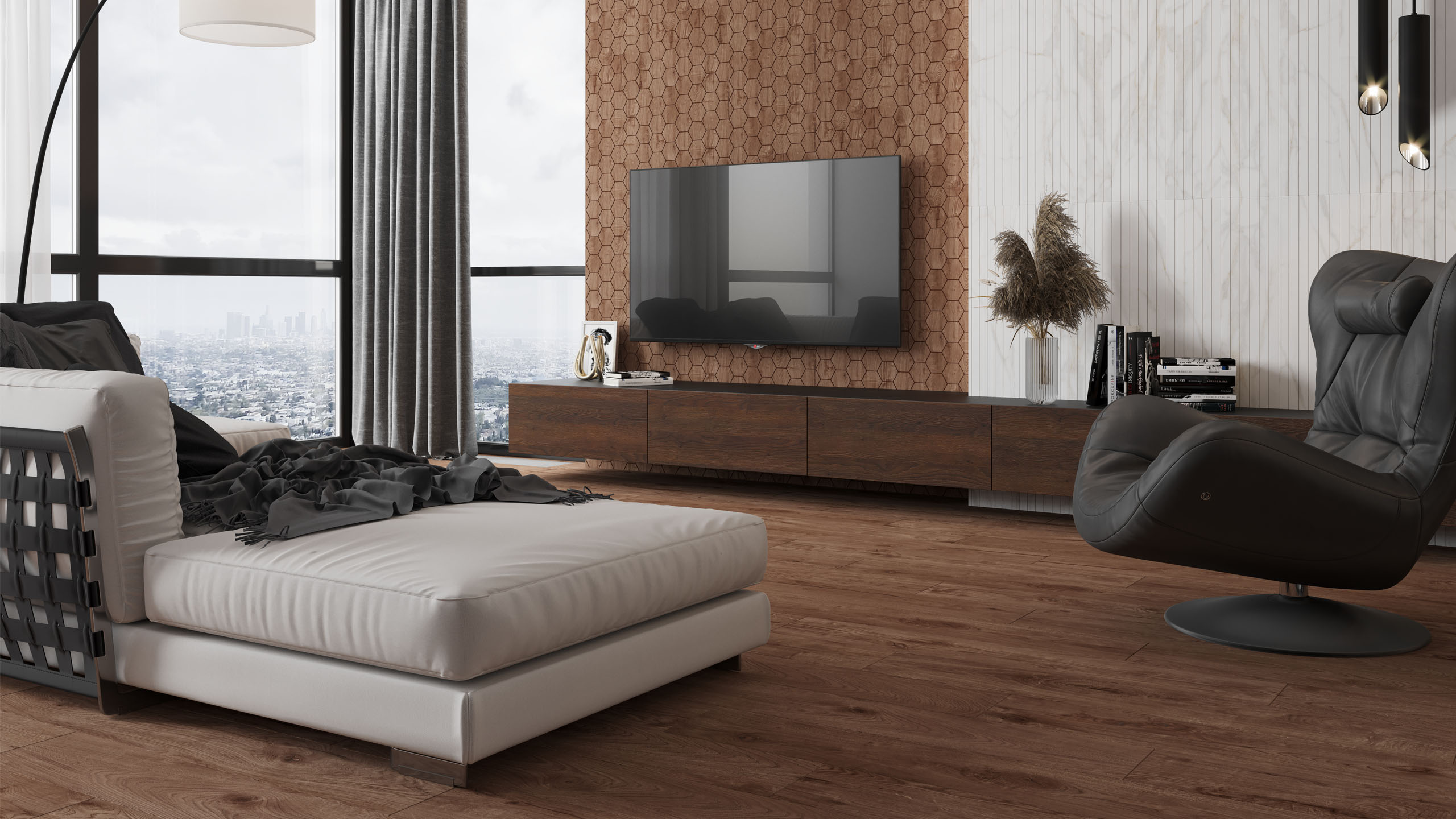 Фальшмозаика Estima SI02 Ametis Selection Eucalyptus Trail 19x120 коричневый