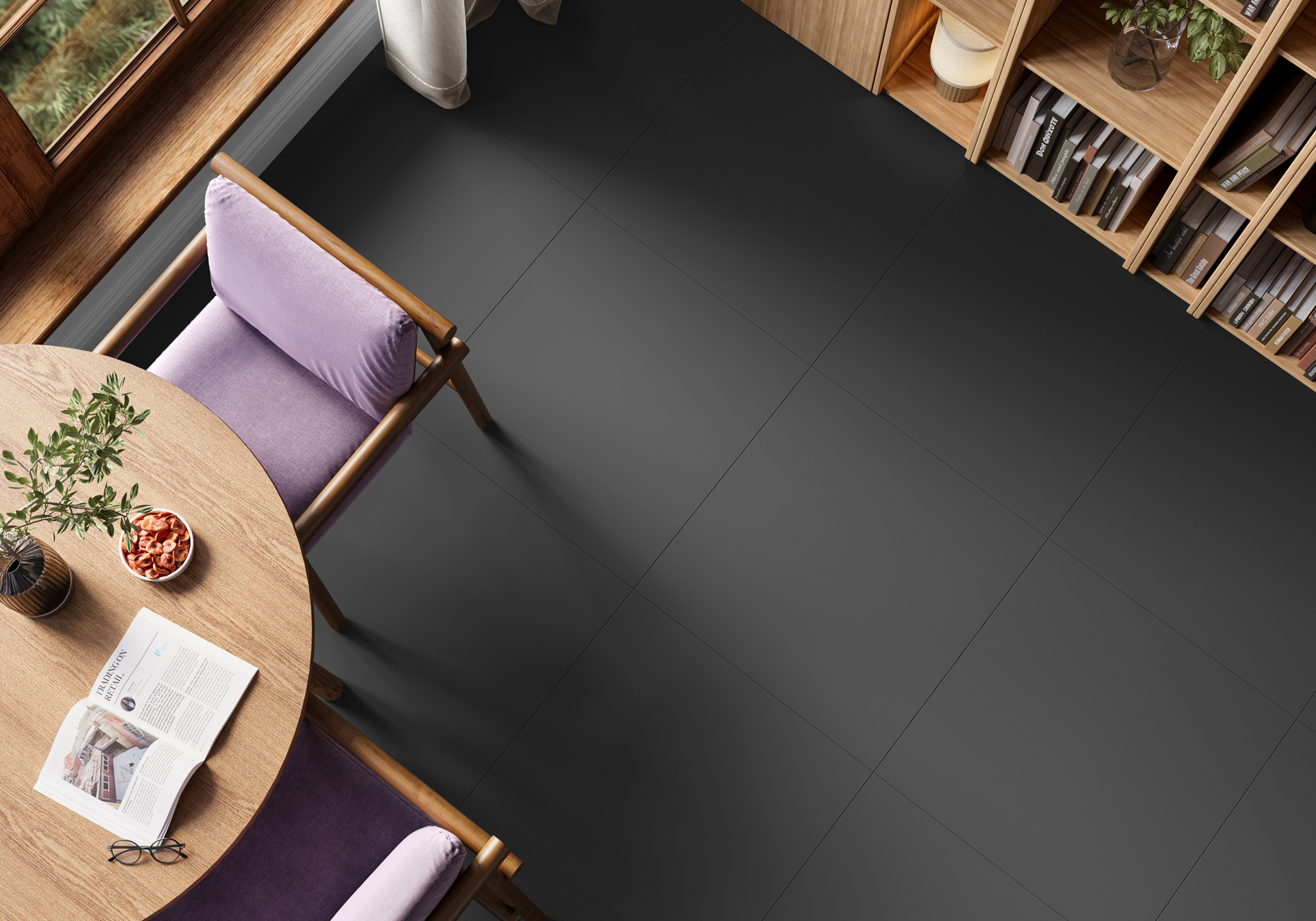 Керамогранит Alma Ceramica Спектор GFU60120SPR60R голубой 60x120