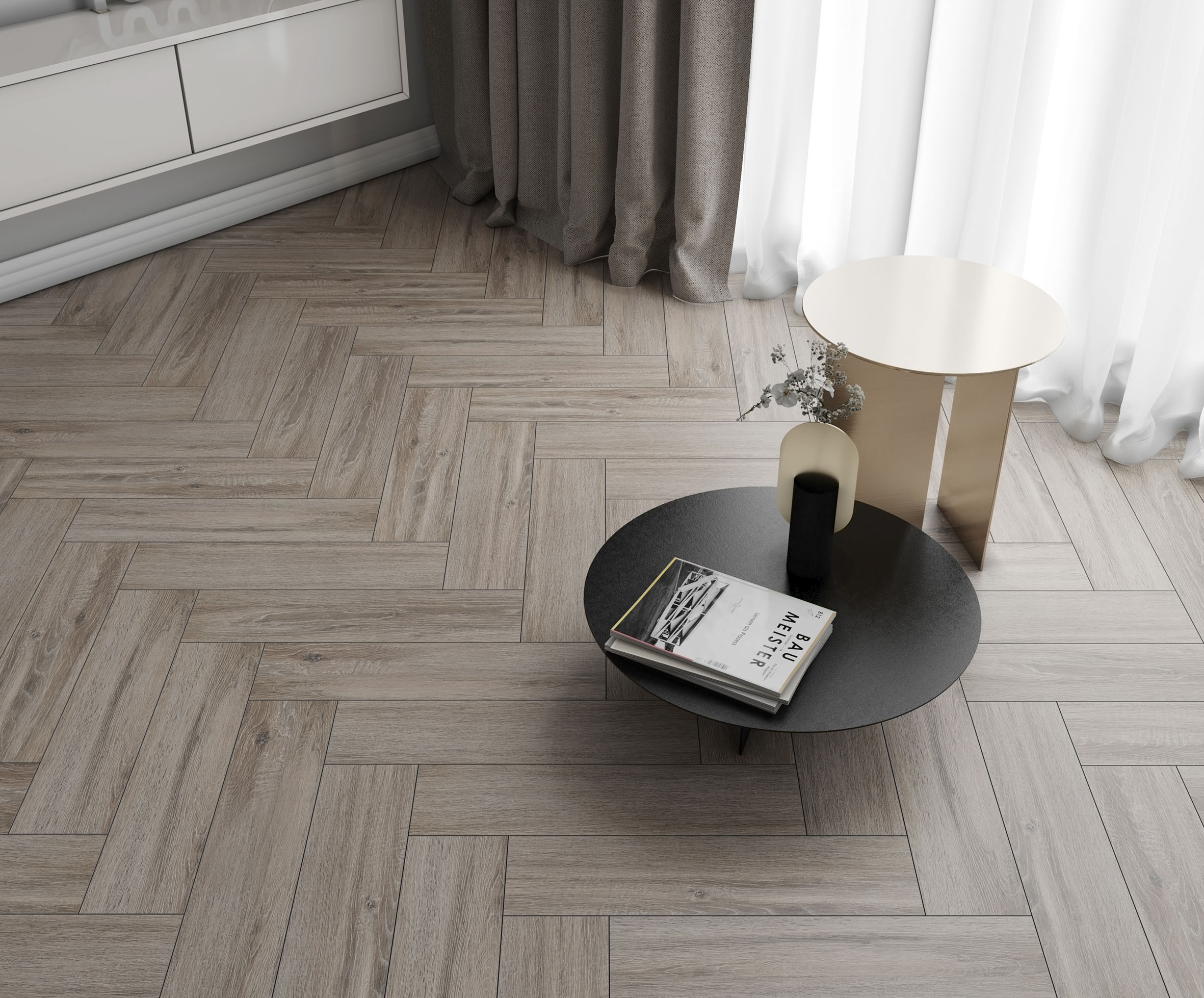 Керамогранит (LU 0066) Laparet Laurel табачный 15x60 матовый