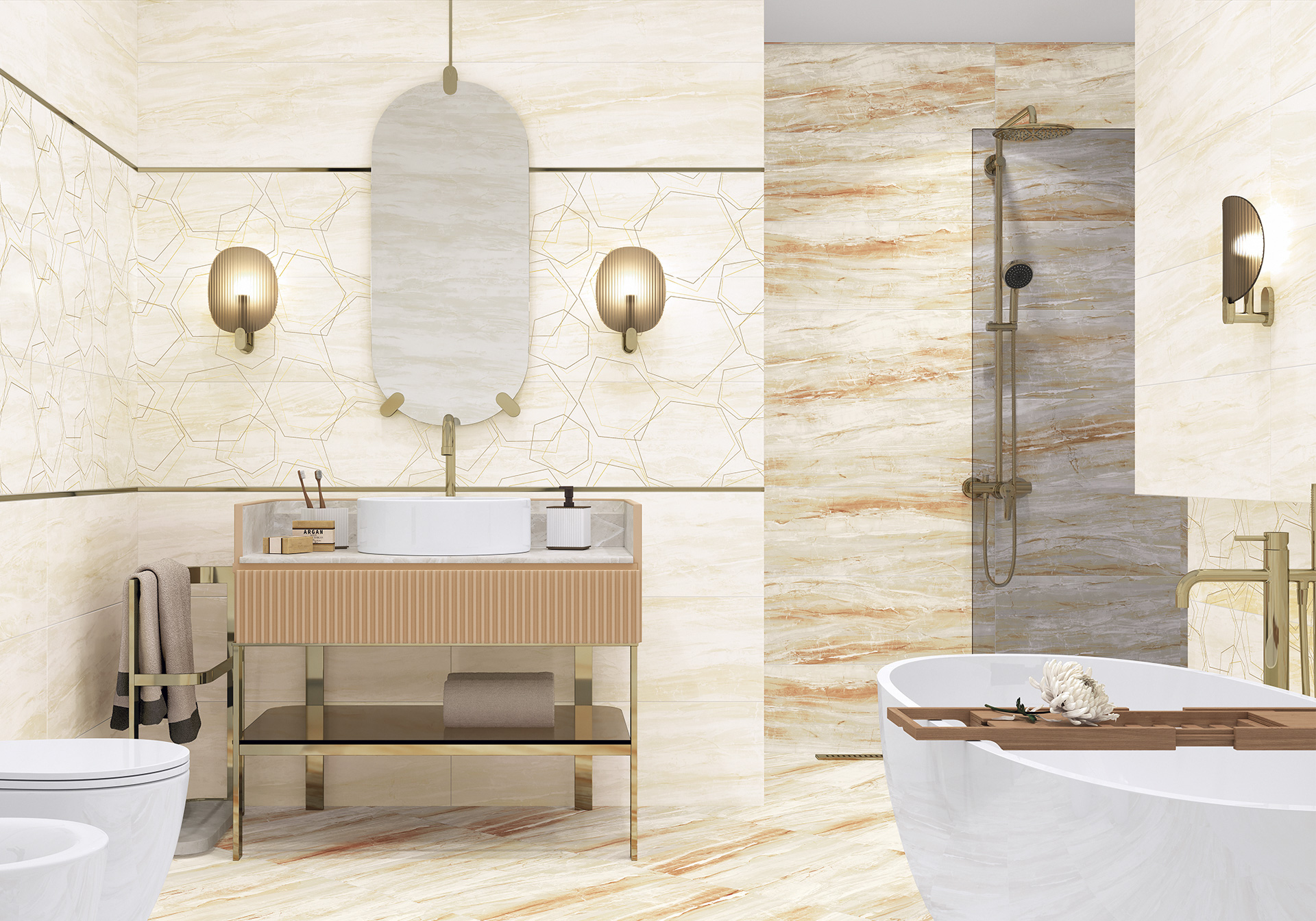 Керамогранит Alma Ceramica Денвер GFU04DNV66L голубой 60x60