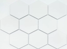 Мозаика NSmosaic PS95110-15 белый 25.6x29.5