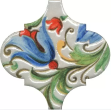 Декор Kerama Marazzi VT\A579\65000 Арабески Тоскана 3 глянцевый 6.5x6.5