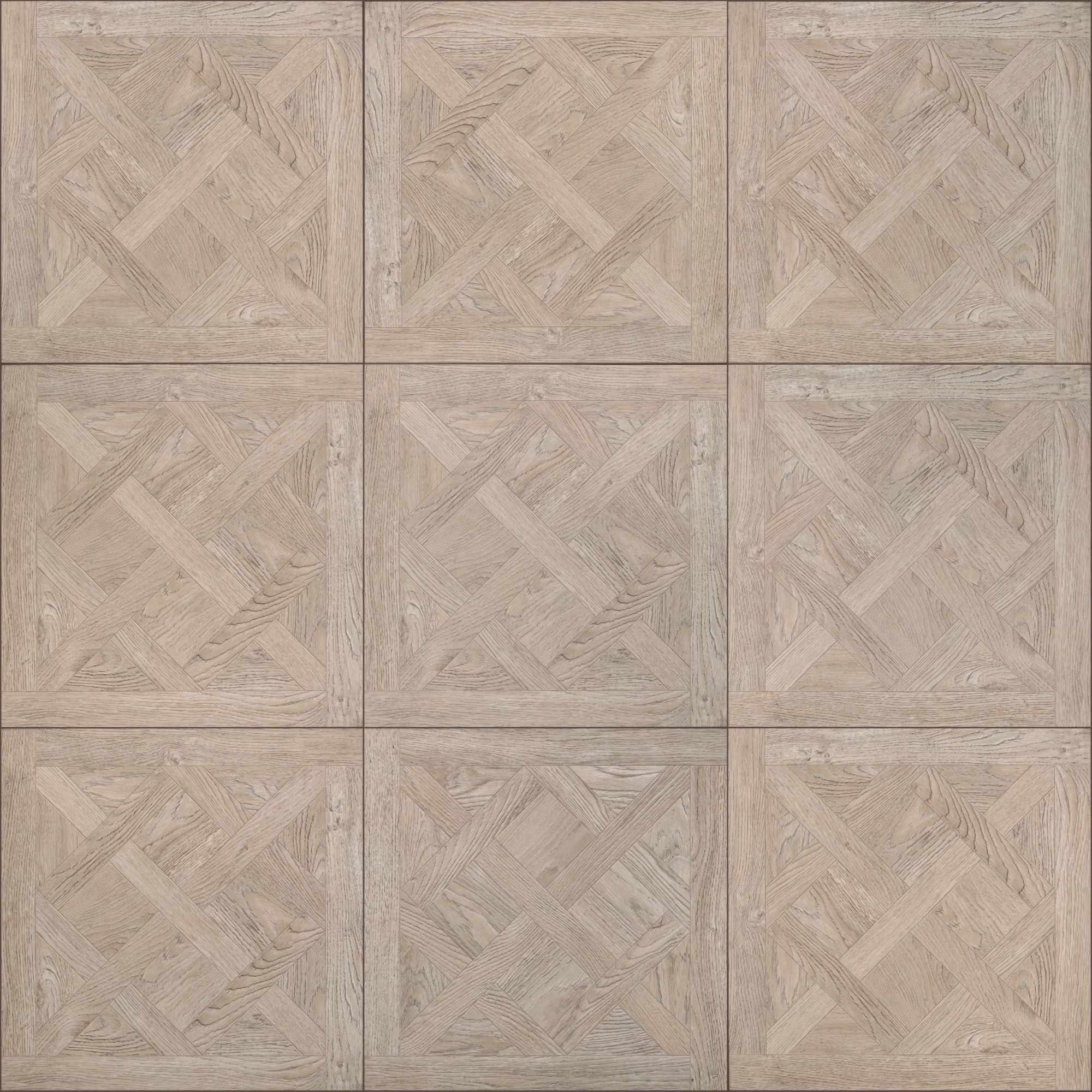 Кварцвиниловая плитка Aqua Floor Versailles AF7001VS 600x600 Дуб Светлый замковый кварц винил напольный