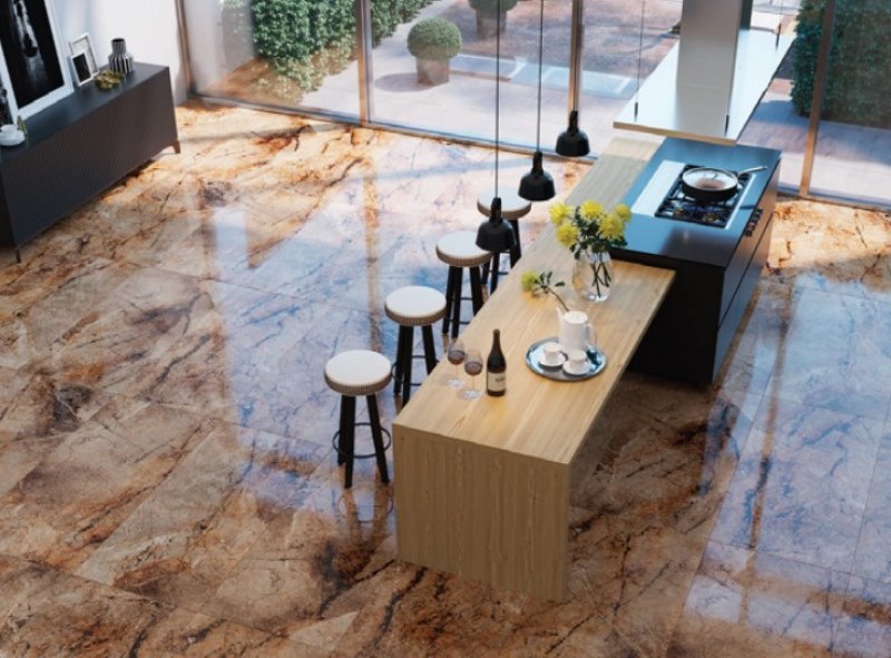 Керамогранит Старо Afyon Light Polished 60x120 кремовый