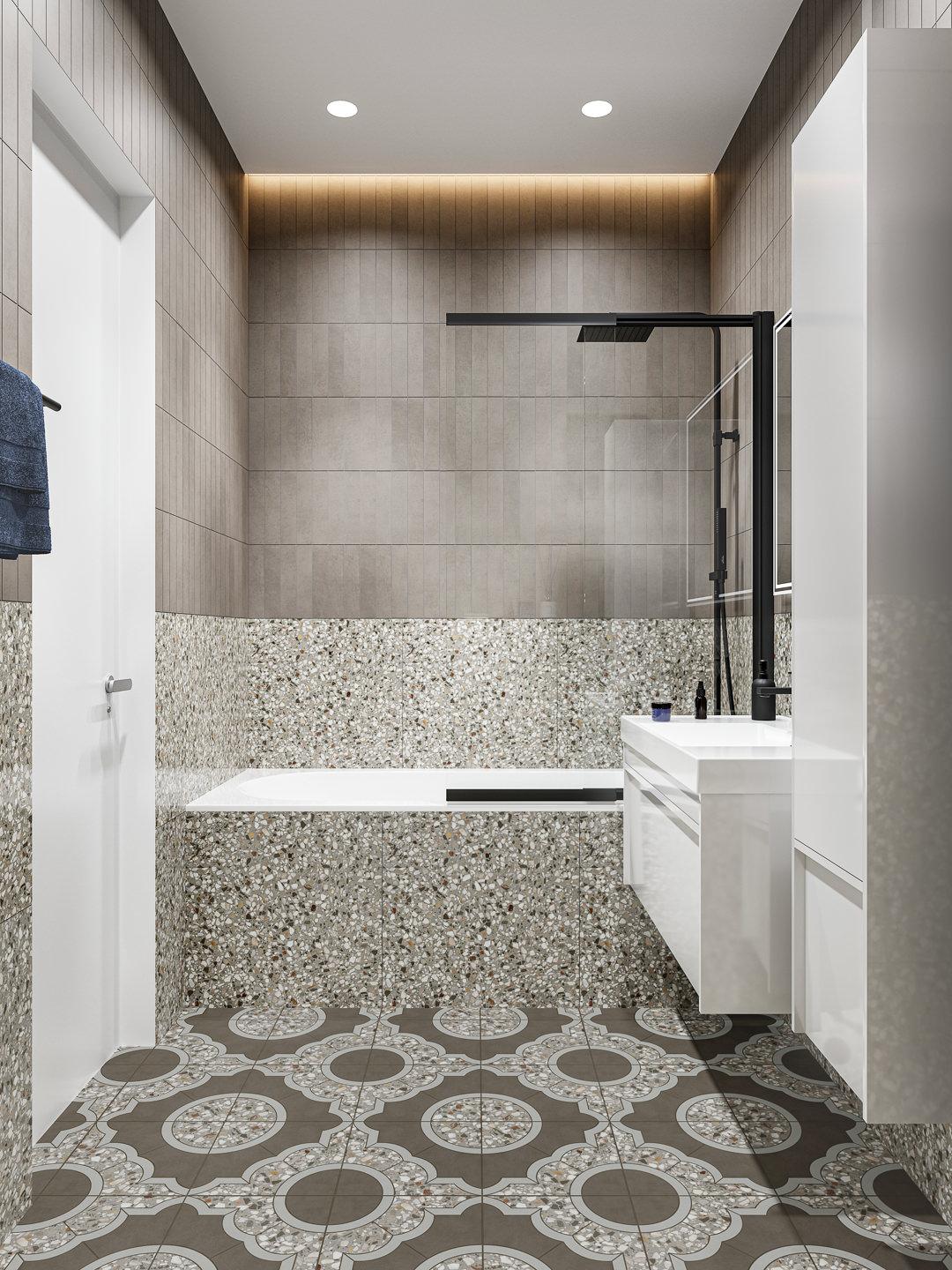 Керамическая плитка Kerama Marazzi 26306 Амстердам коричневый темный матовая 6x28,5