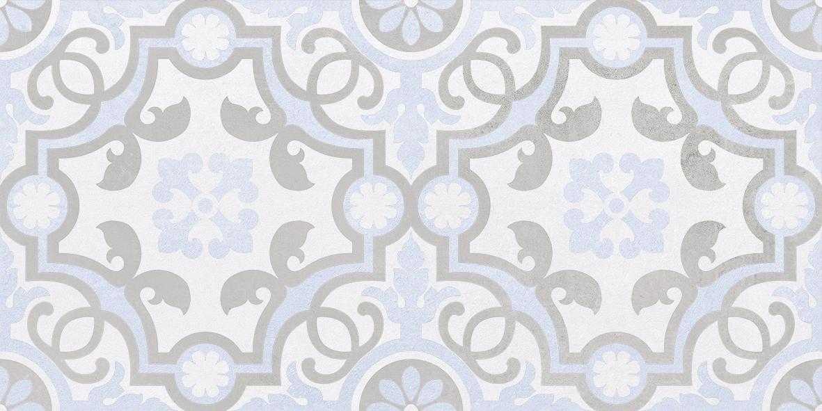 Декор (34017) Laparet Depo Spring Race голубой 25x50 матовый