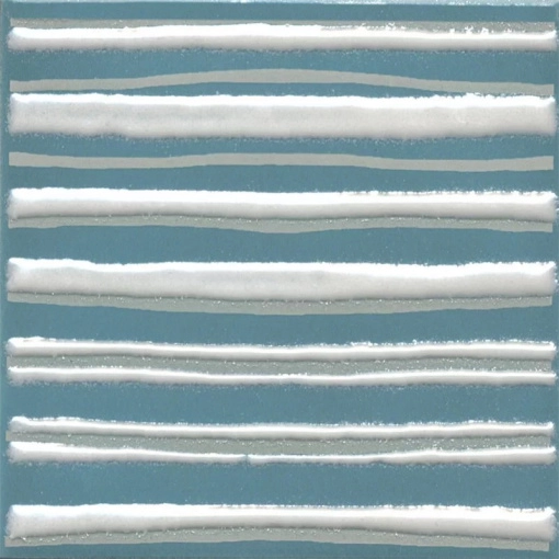 Декор Kerama Marazzi KMD3STA024GN Бахия 3 бирюзовый глянцевый 9.8x9.8