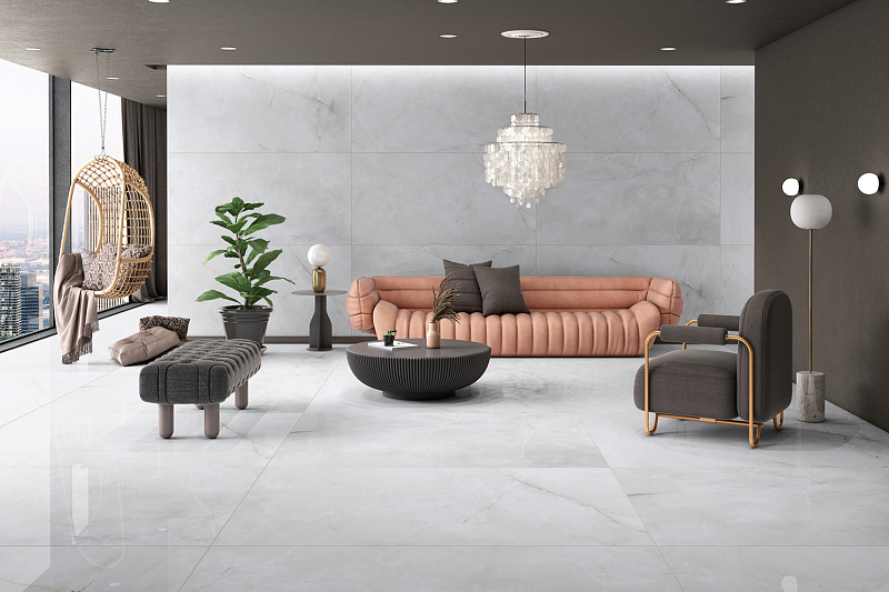 Керамогранит Азарио Onyx White 60x120 Glossy F4020821120G белый