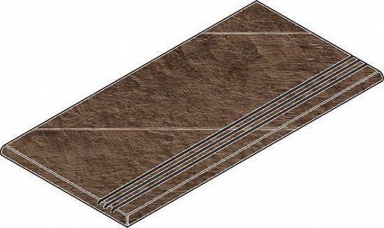 Ступень закругленная угловая правая Italon NL-Wood Х2 Pepper 30x60