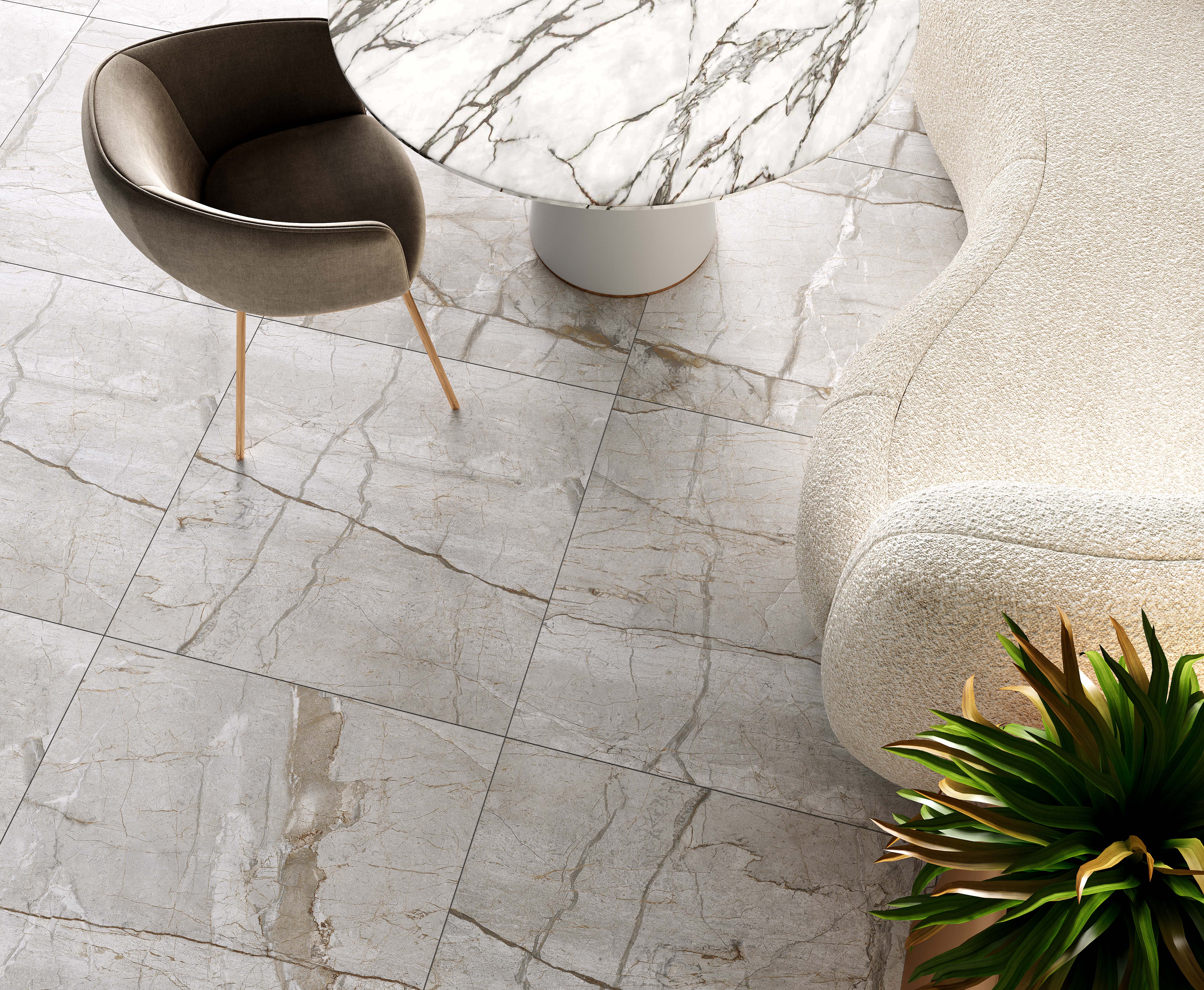 Керамогранит Laparet Pulsar Grey 80x80 глянцевый