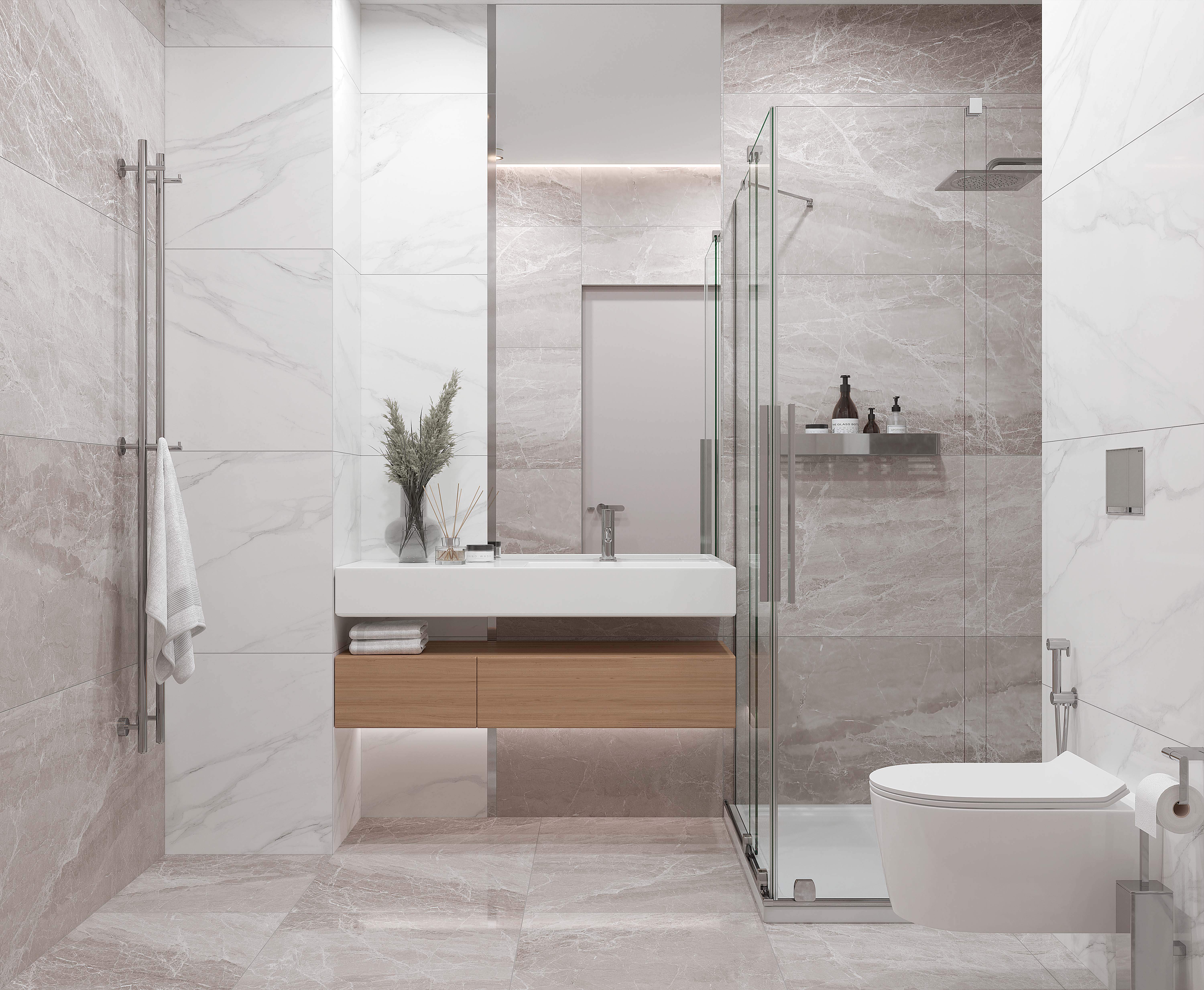 Керамогранит Laparet Nostalgic Silver 60x120 полированный