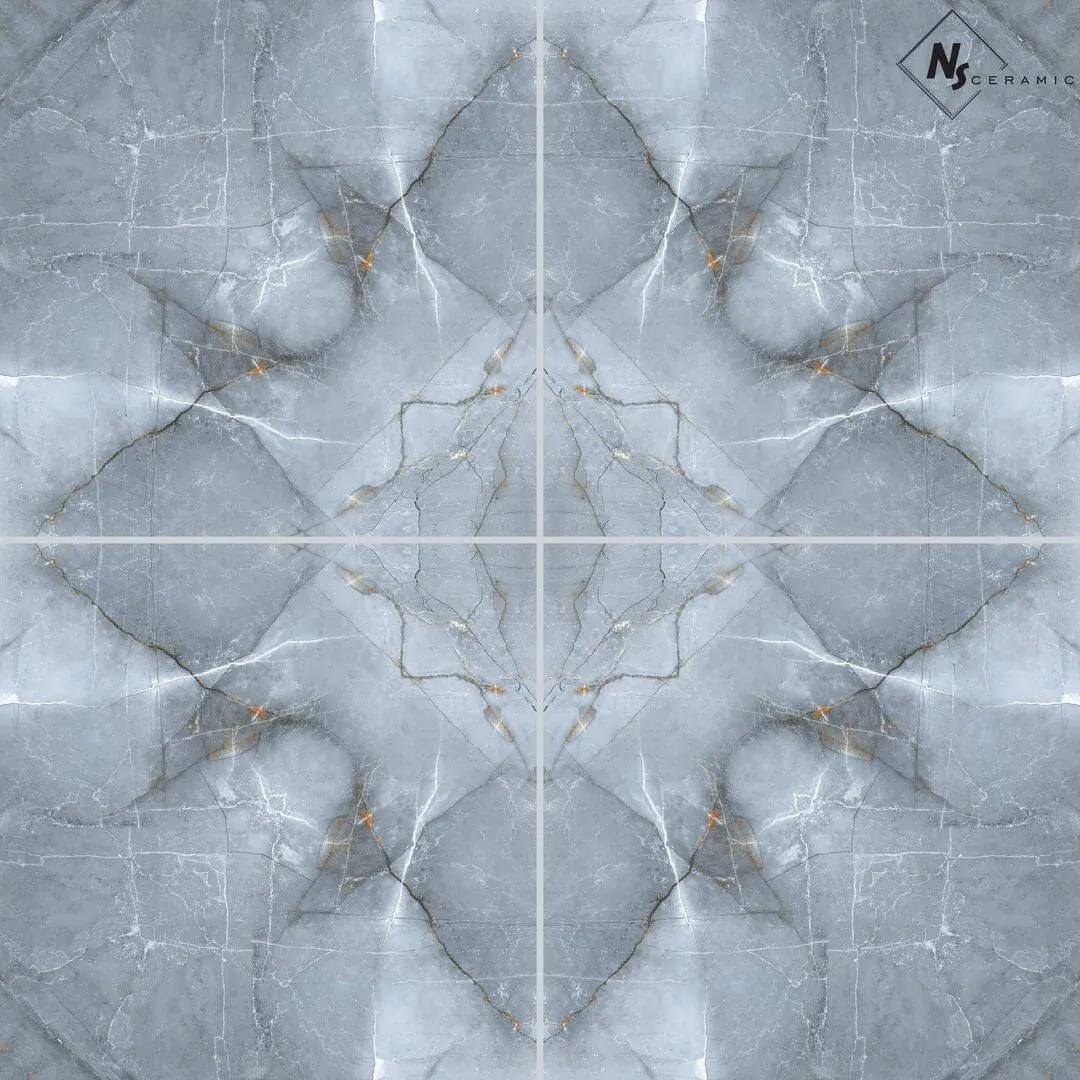 Керамогранит NSceramic NSC8035 серый матовый 80x80